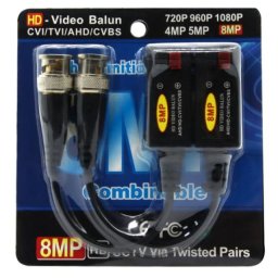 BALUN-CA10 Gembird BNC pasivni video balun do 8 megapiksela cena je za Par