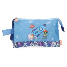 Enso New Friends prazna pernica sa 3 pregrade - Plava ( 98.943.21 )