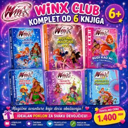 Winx Club - Komplet od šest knjiga - 6+