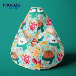 Dečji Lazy Bag - Novogodišnji stikeri ( 206 )