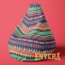 Lazy Bag - Boho šareni geometrijski oblici ( 081 )