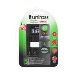 UNIROSS FRANCE USB DO 4 KOM ACCU AA/AAA/ LCD DISPLAY BRZI