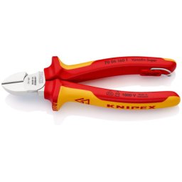 Knipex bočne sečice izolovana, VDE, hromirana 160 mm ( 70 06 160 T BK )