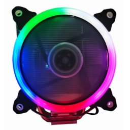 Gembird CPU-HURACAN-ARGB-X130 LED UNI kuler 150W 120mm.Fan +/-1600rpm 26dBa LGA 775/115x/1200/AMD