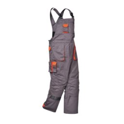 Monsun Radne pantalone postavljene tr contrast sive/narandžaste, vel.xxl ( 54896 )
