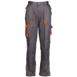 Monsun Radne pantalone contrast sive/narandžaste, vel.s ( 54838 )