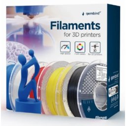3DP-STPU1.75-01-Y Gembird Silk TPU Filament za 3D stampac 1.75mm, kotur 1KG YELLOW
