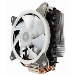 CPU-HURACAN-ARGB-X130 Gembird LED UNI kuler 150W 120mm.Fan +/-1600rpm 26dBa LGA 775/115x/1200/AMD