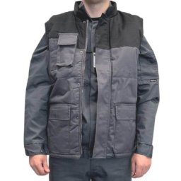 Monsun Prsluk klasik m415 sivo-crni vel.xxxl ( 60753 )