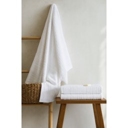 Dekordom Peškir natur 70x130 - white ( 025439 )