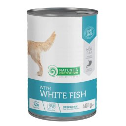 Nature's Protection konzerva za pse Sensitive - bela riba 400g