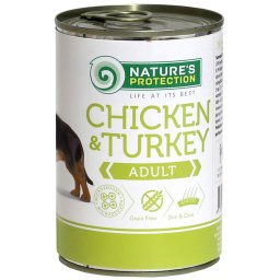Nature's Protection konzerva za pse - piletina i ćuretina 400g
