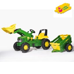 Traktor John Deere utovarivač sa prikolicom 811496
