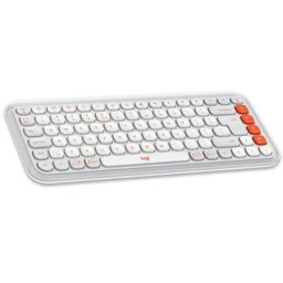 Logitech POP Icon Keys US tastatura bela