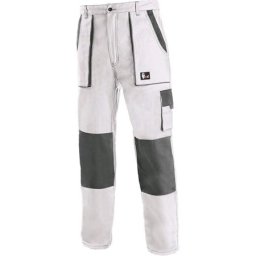 Canis Radne pantalone do struka luxy josef belo-sive vel.54 ( 55231 )
