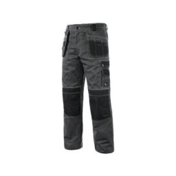 Canis Radne pantalone do struka orion teodor sivo-crne vel.64 ( 55314 )