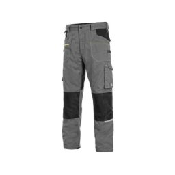 Canis Radne pantalone do struka stretch sivo-crne vel.56 ( 55276 )