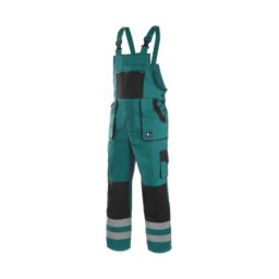 Canis Radne pantalone na tregere luxy bright zeleno-crna vel.56 ( 66772 )