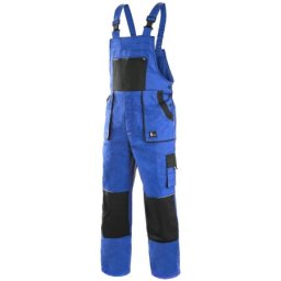 Canis Radne pantalone na tregere luxy robin plavo-crne vel.50 ( 55145 )