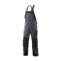 Canis Radne pantalone sa tregerima sirius tristan sivo-zelene vel.62 ( 34312 )