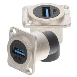 USB 3.0 Panel Mount Konektor D-Tip (Ženski na Ženski)