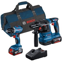 Bosch akumulatorski set GBH 18V-22 + GSR 18V-45 + 2 x 18V 4,0Ah + torba, 0615A50038