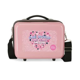 Roll road ABS beauty case orchid pink