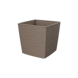 Gardino-saksija finesa kvadrat 20x20x17.3h moka ( 34474 )