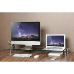 MS-TABLE-GL-01 * Gembird postolje za monitor od kaljenog stakla 1000 x 260 x 93 mm