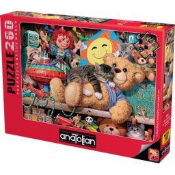 Antanolian Puzzle Toy Cupboard Kitten 260 elemenata ( 133419 )