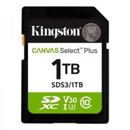 KINGSTON SD 1TB SDS3/1TB C10 U3 READ UP TO 150 MB/S