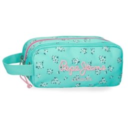 Pepe Jeans Nora prazna pernica sa 3 pregrade - tirkizna ( 60.447.42 )