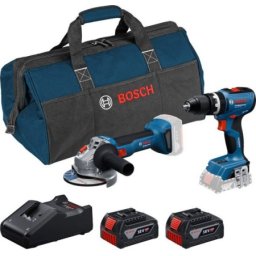 Bosch akumulatorski set alata GSB 18V-65 + GWS 18V-8 + 2x GBA 4,0 Ah + torba ( 0615A5008Z )