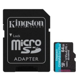 Kingston Micro SD 64GB Canvas Go Plus SDCG4/64GB +adapter