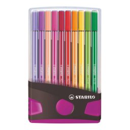 Flomasteri Stabilo pen Color Parade pink 1-20