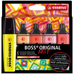Text marker Stabilo Boss original Arty set 1-5
