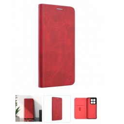 Futrola maska za Honor X7d Elegant flip crvena