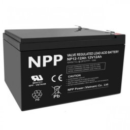 NPP VRLA-GEL LPG akumulator 12V/12AH/3.3KG ( ACCU1212/Z )