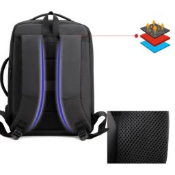 NCC-15-KLB017 Gembird Ranac za laptop 15,6/17inc 43x31x15(+5)cm USB konektor, 900g