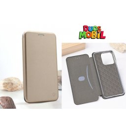 Futrola maska za Honor X8C Flip preklopna zlatna