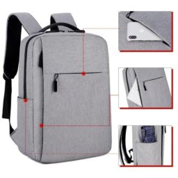 Gembird ncc-15-klb011 ranac poslovni sivi za laptop 15,6inc 41x28x12cm usb konektor
