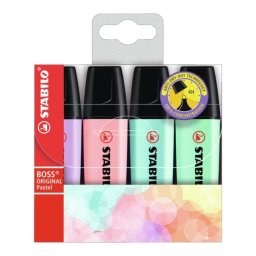 Text marker Stabilo Boss 70-2 original pastel set 1-4