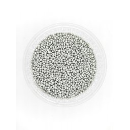 Dekorativne perle SREBRNE 2mm 50g