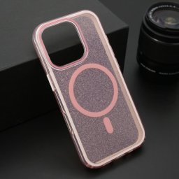 Futrola crystal magsafe za iphone 16 pro (6.3) roze ( F120845 )