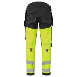 Portwest Radne pantalone ev442 - ev4 visokovidljive sa holster džepovima na skidanje, žuto-crne, vel.52 (36 inča) ( 64397 )