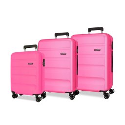 ROLL ROAD FLEX set kofera 3/1 - pink