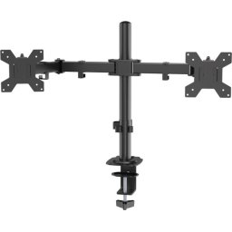 MA-D2-011 Gembird Podesivi dupli stoni drzac za monitor, tilt, 17-32 max.2x9kg (alt MA-D2-01)
