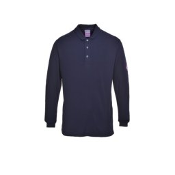 Portwest Polo majica sa dugim rukavima fr10 - vatrootporna antistatik, teget, vel. xl ( 63546 )