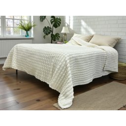 Ćebe Harmony Wafle Glat 220x240cm Prljavo bela boja ( VLK000367-prlj.belabojawafle )