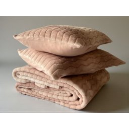 Ćebe set Dream – 220x240cm + 2 jastučnice 50x70cm Blush ( VLK000369-dreamblush )